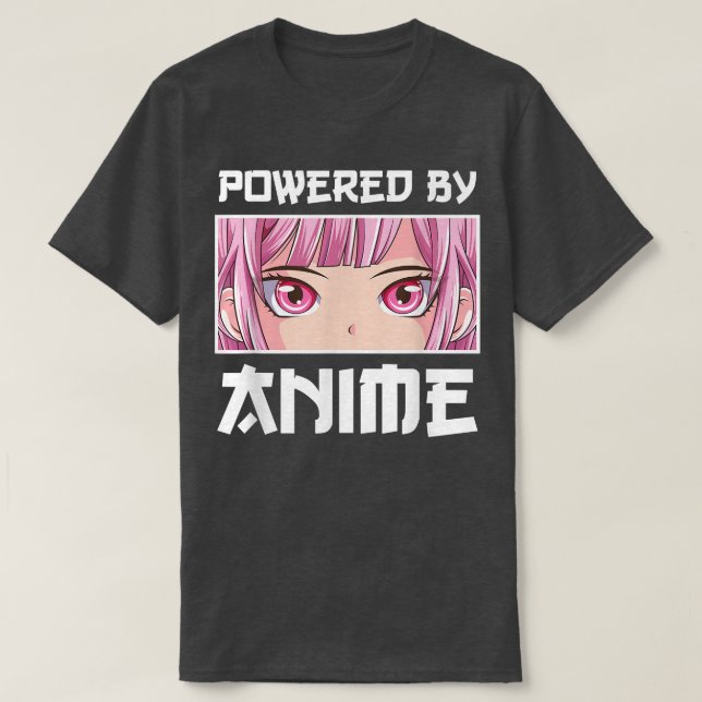 Drivs av Anime Japans Aesthetic Kawaii Anime G T Shirt (Design framsida)
