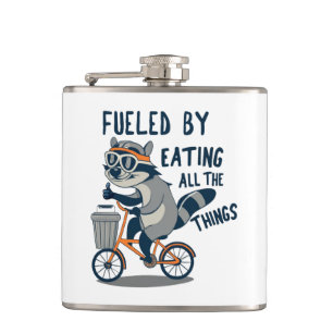 Drivs av att äta all Sak Racoon Cycling Fickplunta