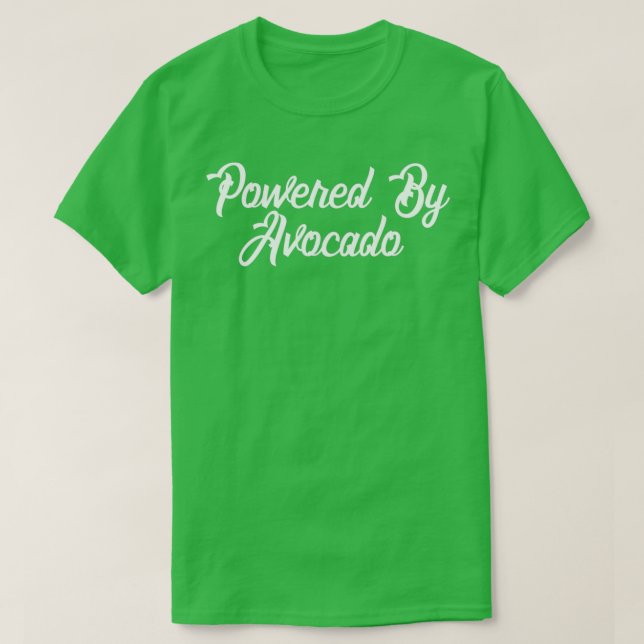 Drivs av Avocado 12 T Shirt (Design framsida)
