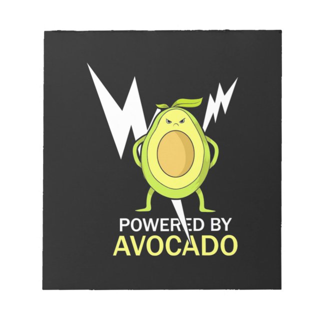 Drivs av Avocado Anteckningsblock (Framsida)