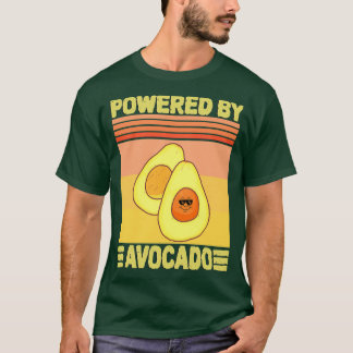 Drivs av Avocado Retro T Shirt