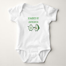Drivs av Avocados - Coola Vegan Baby Shirt