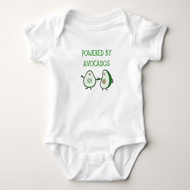 Drivs av Avocados - Coola Vegan Baby Shirt T (Framsida)
