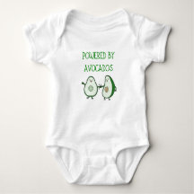 Drivs av Avocados - Coola Vegan Baby Shirt