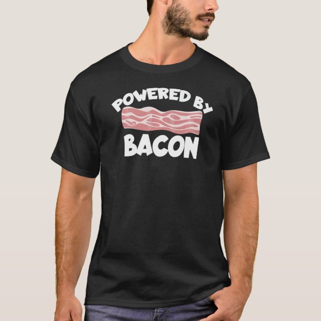 Drivs av Bacon Barnyard Harvest Farming Barn Cat T Shirt (Framsida)