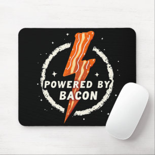 Drivs av Bacon Funny Retro Foodie Aesthetic Musmatta