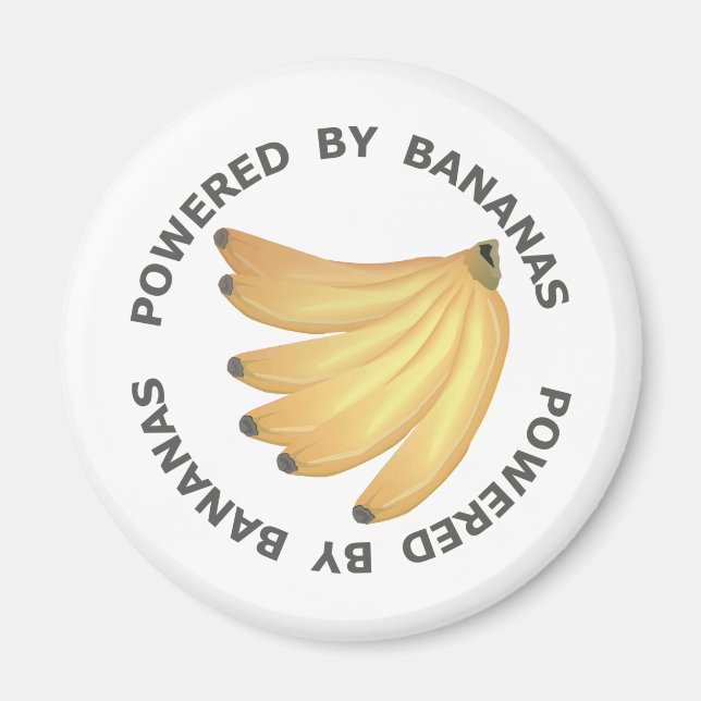 Drivs av bananer magnet (Framsidan)