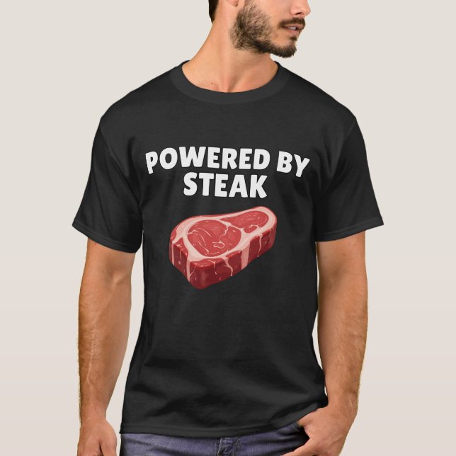 Drivs Av Biffskjorta Rolig Biffälskare T Shirt (Framsida)