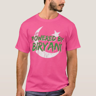 Drivs av Biryani Pakistan Flagga Pakistan Cricket T Shirt