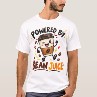 Drivs Av Bönsaft Kaffe Humor T-Shirt Grafik