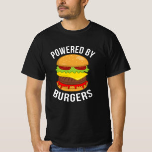 Drivs av Burgers Cheeseburger Hamburger Älskare T Shirt