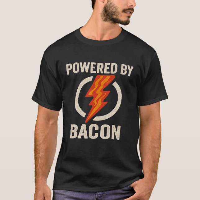 Drivs av Bycon Funny Kött Älskare Bbq Grill Carniv T Shirt (Framsida)