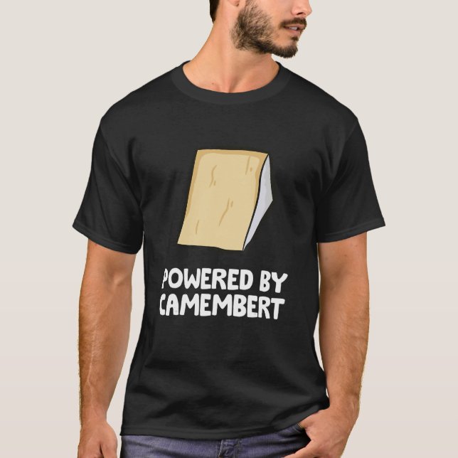Drivs av Camembert Cheese T Shirt (Framsida)