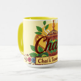 Drivs av Chai & Tawakkul | Blommig islamisk tekann Mugg