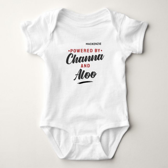 Drivs av Channa och Aloo T Shirt (Framsida)