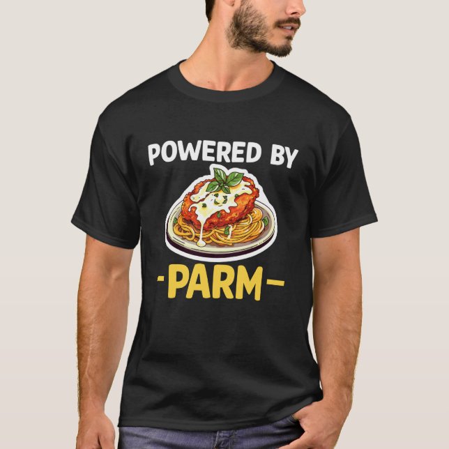 Drivs av Chicken Parm Lover T Shirt (Framsida)