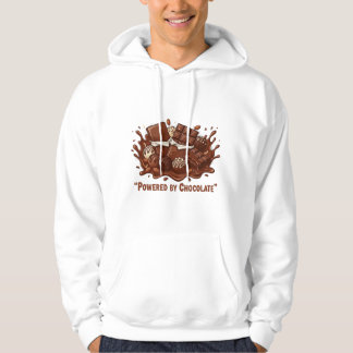 Drivs av choklad – Nationella chokladens dag konst Hoodie