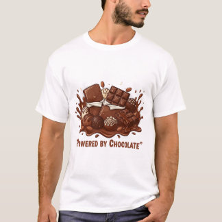 Drivs av Choklad – Nationella Chokladens Dag Konst T Shirt