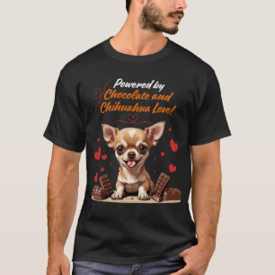 Drivs av choklad och Chihuahua-kärlek T Shirt