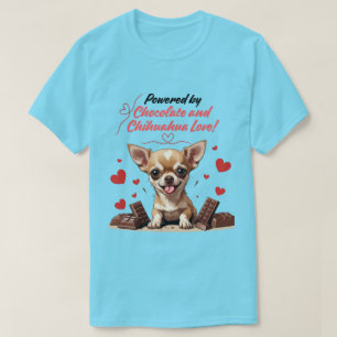 Drivs av choklad och Chihuahua-kärlek T Shirt