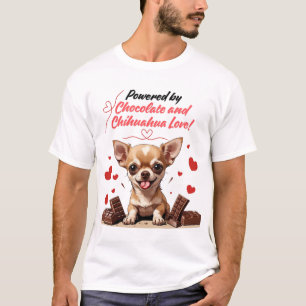 Drivs av choklad och Chihuahua-kärlek T Shirt