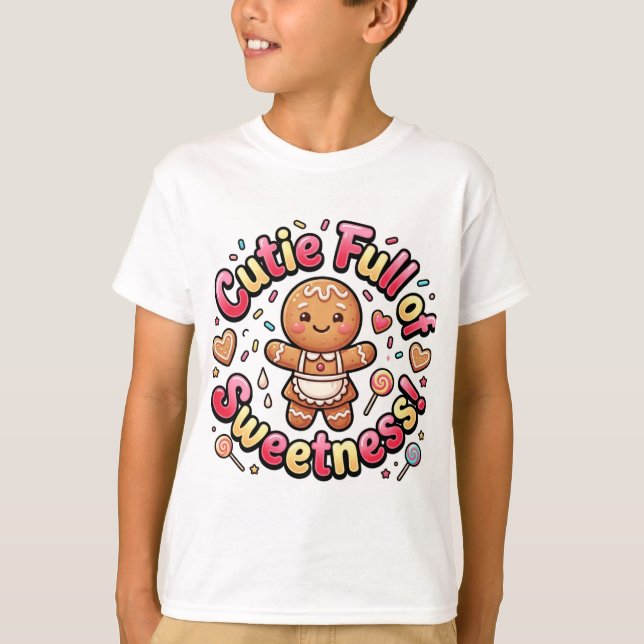 Drivs av cupcakes, pepparkaksbagare t-shirt (Framsida)