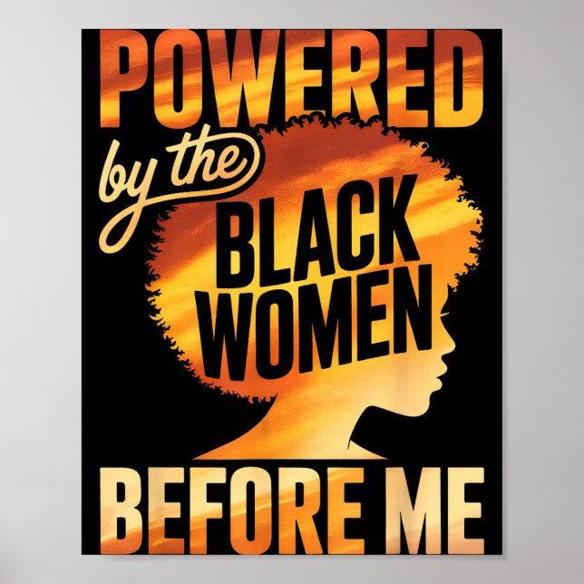 Drivs av de svarta kvinnor före empowerment poster (Framsidan)