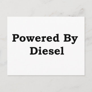 Drivs av diesel vykort