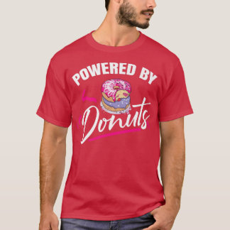 Drivs av Donuts Doughnut Outfit Donut Party Bak T Shirt