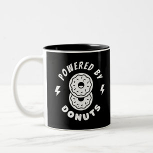 Drivs av Donuts Två-Tonad Mugg