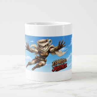 Drivs av Espresso. Drivs av Rättvisa. Jumbo Mugg