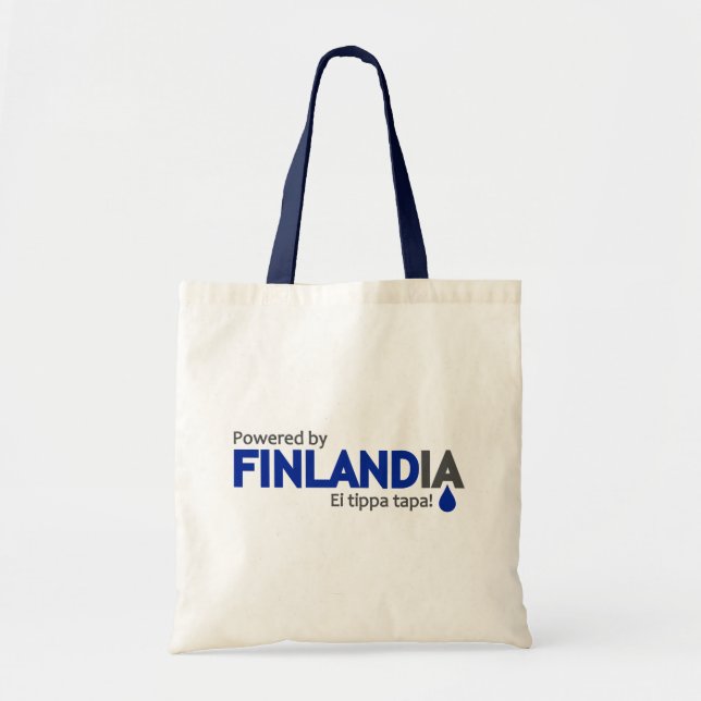 Drivs av Finlandia-väska - välj stil Tygkasse (Framsidan)