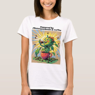 Drivs av Fotosyntes & Kaffe T-Shirt