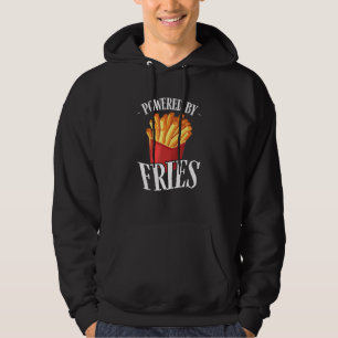 Drivs av Fries Fried Potato Fry Fast Food Hoodie