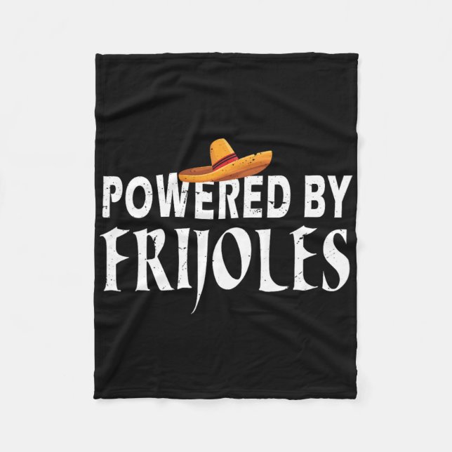 Drivs av Frijoles Cinco De Mayo Mexican Kitchen Fleecefilt (Framsidan)