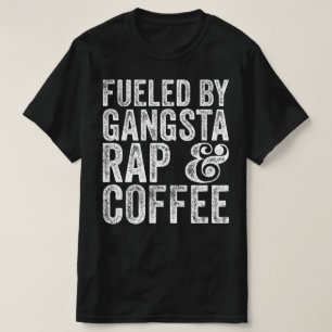 Drivs av gangsta rap och musik t shirt