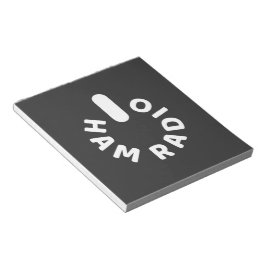 Drivs av HAM Radio Anteckningsblock