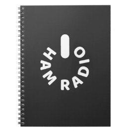 Drivs av HAM Radio Anteckningsbok