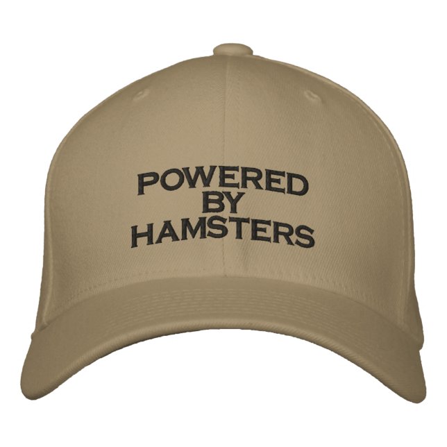 DRIVS AV HAMSTRAR - hatt Broderad Keps (Framsida)