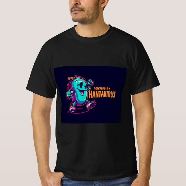 Drivs av Hantavirus T Shirt (Framsida)