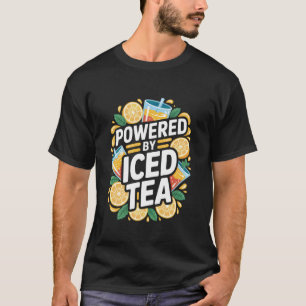Drivs av Iced Tea Förfriskande Smak Kul T Shirt