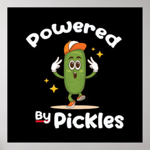 Drivs Av Inlagda Mat Pickle Roligt Poster