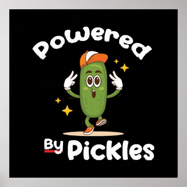 Drivs Av Inlagda Mat Pickle Roligt Poster (Framsidan)