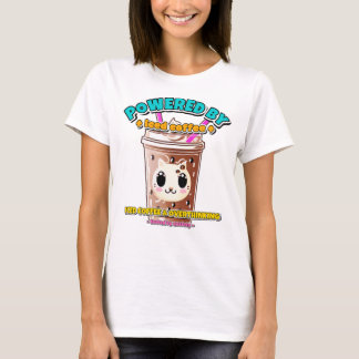 Drivs av iskaffe och överanalys t shirt