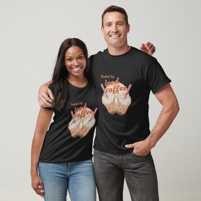 drivs av iskaffe  t shirt (Unisex)