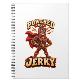 Drivs av Jerky Superhjälte Anteckningsbok