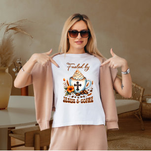 Drivs av Jesus kaffe T Shirt