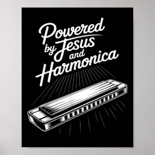 Drivs Av Jesus Och Munspel Kristna Musik Poster