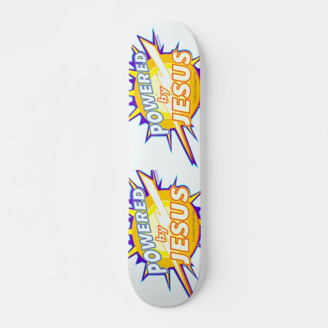 Drivs av Jesus Skateboard Bräda 21,5 Cm (Framsida)