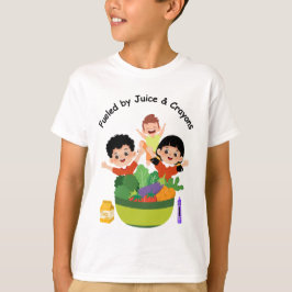 Drivs av Juice och Kritor Kul Skola T-Shirt